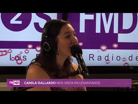 Camila Gallardo celebró el día de los enamorados en FMDOS