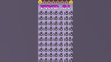 Find odd number 🤔 😏..Video ko like and subscribe me.Shorts video #quiz #superlike