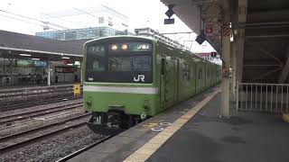 【JR西日本】大和路線201系(ND612編成)快速/JR難波行き@王寺駅発車