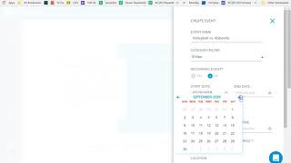 Adding an Event to Calendar in Thrillshare
