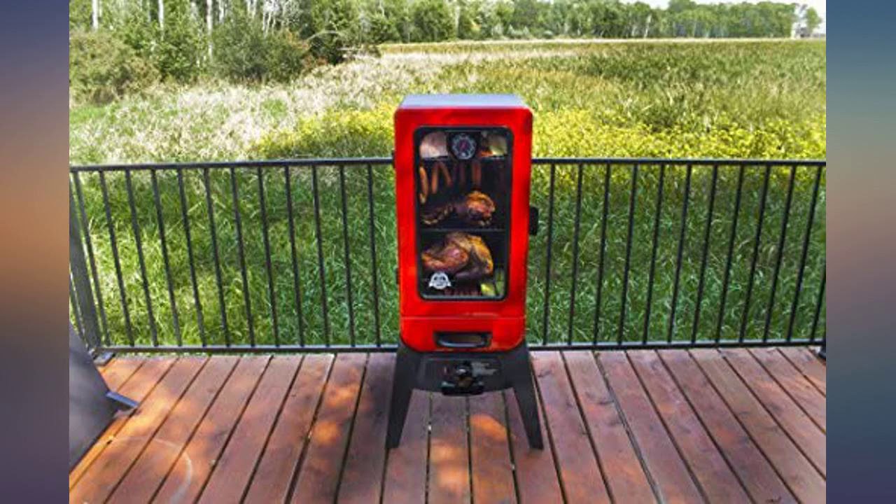 pit boss 3 gas vertical smoker with cover