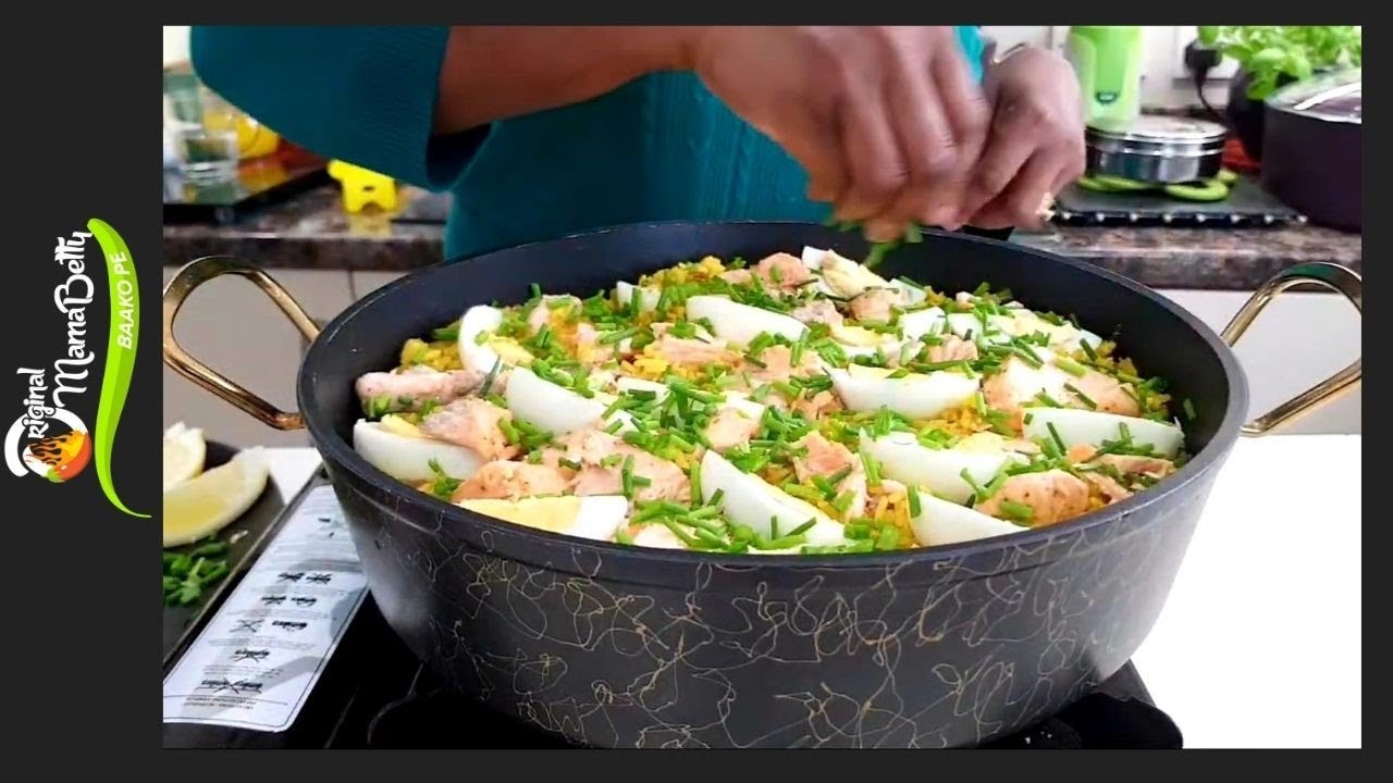 Edited Quick Salmon fish Kedgeree Recipe YouTube