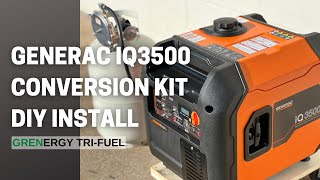 Generac IQ3500 Inverter Generator  DIY Propane and Natural Gas Conversion Kit