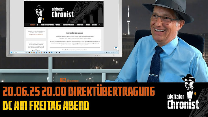 20.06.25 20.00 Direktübertragung DC am Freitag Abend