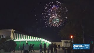 New Orleans rings in 2026 with fleur-de-lis drop, fireworks