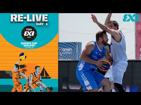 LIVE 🔴| FIBA 3x3 Europe Cup Qualifier 2022 | Cyprus | Day 1/Session 1
