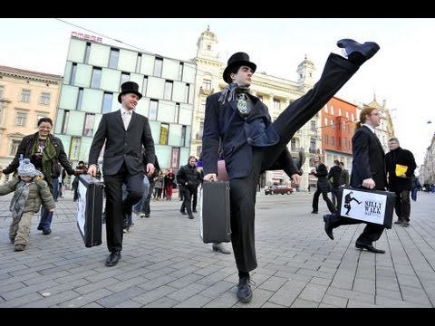 Silly Walk City March in Brno (2013)