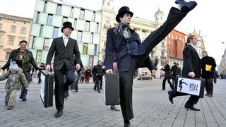 Silly Walk City March in Brno (2013)