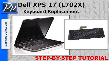 Dell XPS 17 (L702X) Keyboard Replacement Video Tutorial Teardown