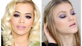 Chit Chat GRWM | Rita Ora Grammys Inspired Purple Smokey Eyes & Nude Lips