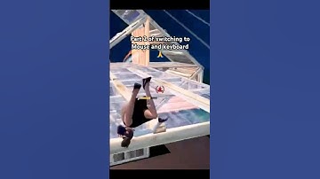 Switching from controller to mouse and keyboard part 2 #fortnite #fortniteclips