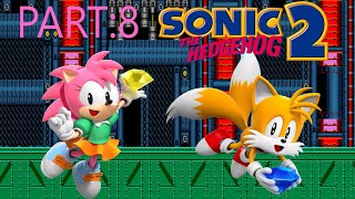 Sonic Origins: Sonic 2 Anniversary Edition Gameplay as Amy! Part:8 (Metropolis Zone Act 1 and 2!)