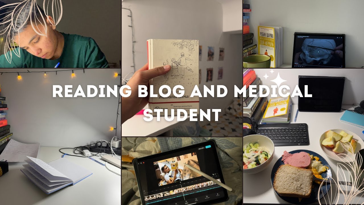 Будни студента медика || reading vlog || робин шарма