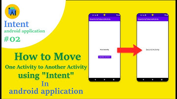 How To Move One Activity to Another Activity using "Intent" || android application |#android