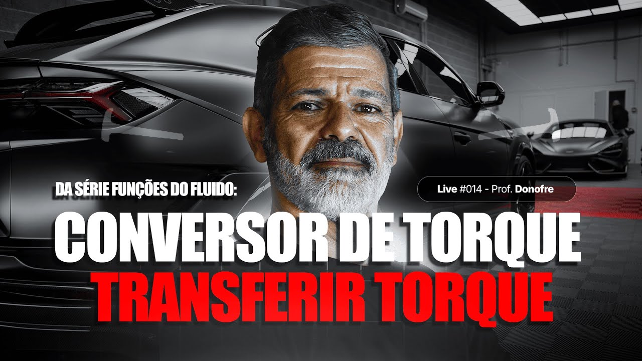 ⚙️ Live #014 - Da série funções do fluido: Conversor de torque / Transferir torque