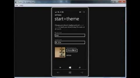 Windows phone: Change Background Image