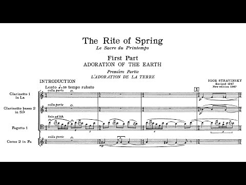 Igor Stravinsky - The Rite of Spring (1913)