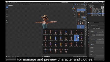 Crowd Fashionista Blender add-on WIP