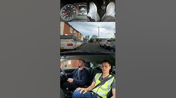 Driving test minor - clearance to obstructions. #mocktest