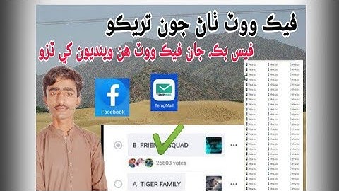 Facebook fake vote  How great   auto video pc Leptop fb round full Mobile