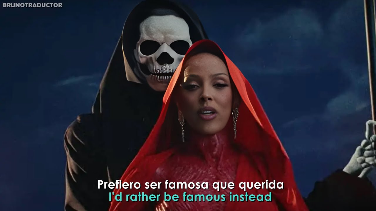 Doja Cat Paint The Town Red // Lyrics + Español // Video Official