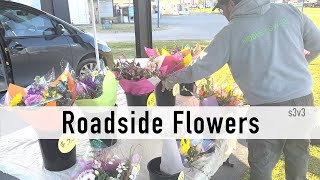 Finding and trying a new roadside location to sell flowers as a farmer florist. Can we sell out?