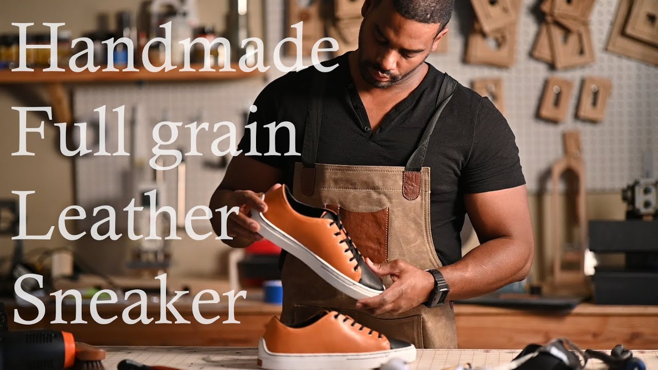 HANDMADE FULL GRAIN LEATHER SNEAKERS