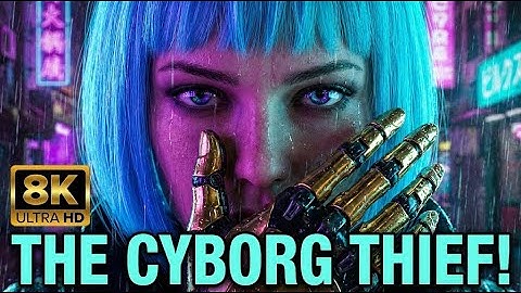 I Robbed a Cyberpunk Mega-Corp in 2050! 🤖🏙️  Cyborg Girl vs. The Machine Boss - 8K Sci-Fi Thriller