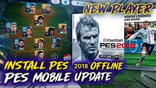 PES 2018 MOBILE OFFLINE UPDATE TERBARU  | CAMPAIGN MODE GAMEPLAY MATCH AND NEW PLAYER 100% OFFLINE screenshot 2