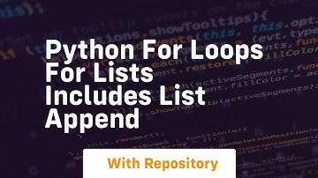 Python for loops for lists includes list append