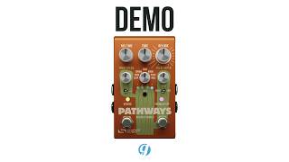 Source Audio Pathways Reverb + Tremolo Pedal DEMO (NO Talking - AMBIENT! 🤘🏻💫🌠) #guitarpedals
