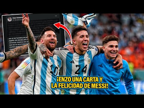 ¡Así es como ENZO Fernández le ha REGRESADO LA SONRISA a Messi! ¡La PIEZA que FALTABA en Argentina!