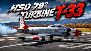 [4K] HSD 1/6th Scale T-33 Flown By Andrew Ritschel at Warbirds Over Livermore!