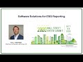 Software solution for esg reporting  ted j haberfield  2020 wall street green summit