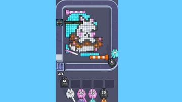 Pixel Flow Level 146. Walkthrough Gameplay