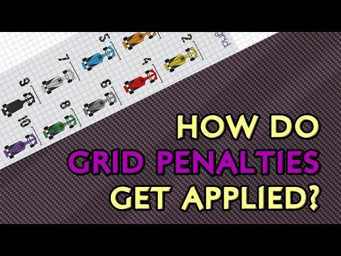 How do F1 Grid Penalties get applied? (2018)