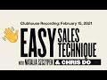 Easy Sales Technique Even If You Hate Selling – Clubhouse Roleplay