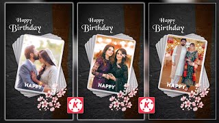 Full Screen Birthday Status Editing In Kinemaster | Birthday Photo Editing | Happy Birthday screenshot 3