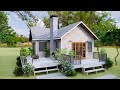 7x 8 meters  luxurious beautiful tiny cottage house  exploring tiny house