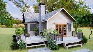 7x 8 Meters - Luxurious Beautiful Tiny Cottage House | Exploring Tiny House