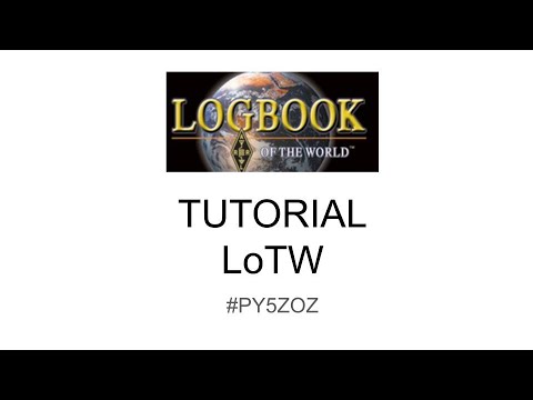 TUTORIAL LOTW (passo a passo)