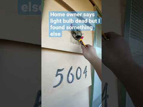 Troubleshooting a light