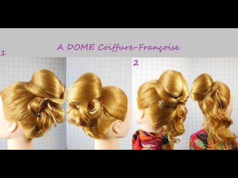 Coiffure Bouclée Mariage - Wedding Curly Hairstyle/Bridal/prom/Updo - Peinado Con Bucles Para Bodas