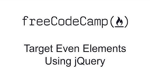 Target Even Elements Using jQuery