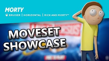 Morty Moveset Showcase Multiversus