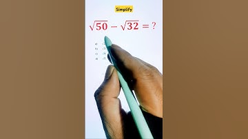 Subtraction with square root numbers #shorts #maths