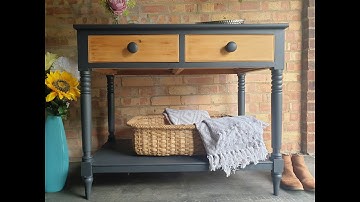 Trash to treasure - #upcycling a console table