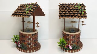 DIY - Make a Miniatüre Water Well has Never Been Easier - How to Make Awesome Decorative Water Well