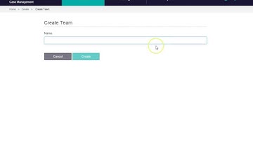 Case Management - Creating A Team