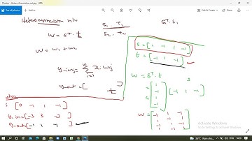 Hetero Associative Net by Deeba Kannan